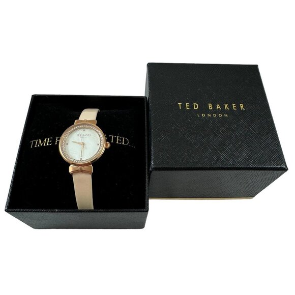 Ted Baker London Watch Rose Goldtone Ladies Model TE50861008 NIB Needs Battery - Picture 1 of 12